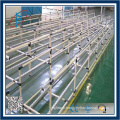 Adjustable vertical structure lean pipe